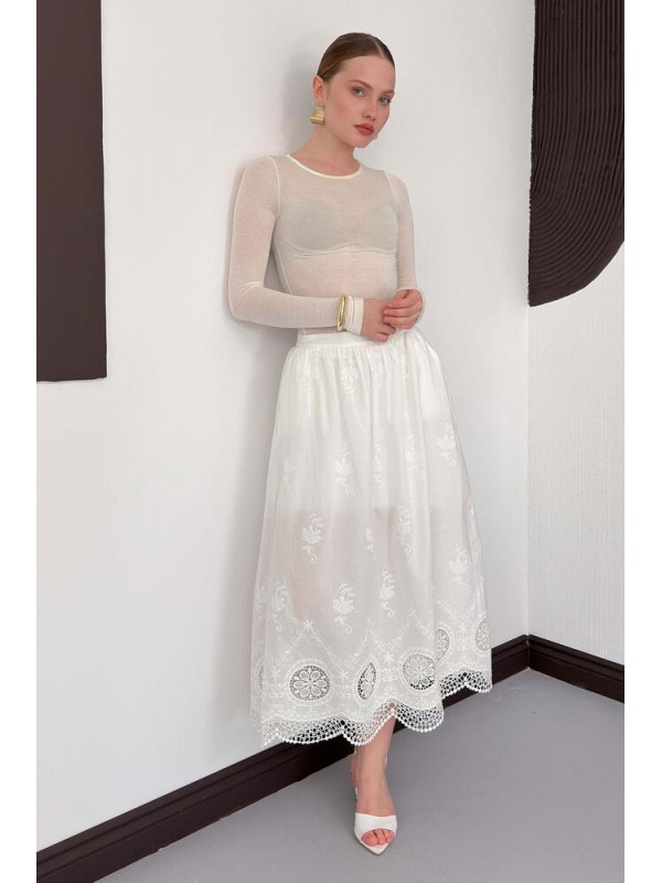 Brode Etek - Krem | D2777 Topshow